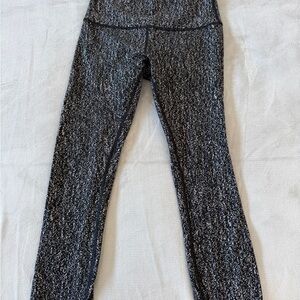 Lululemon Black and White Patterned Leggings